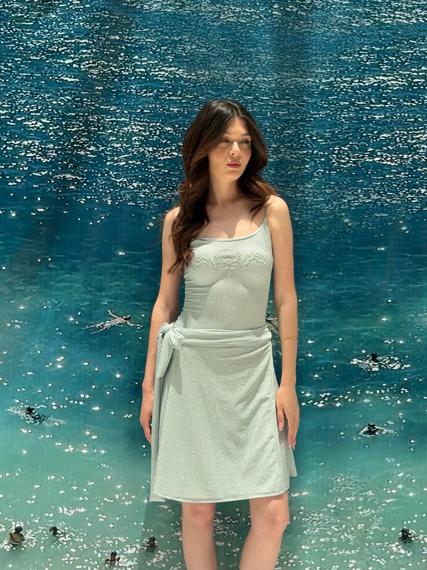 Mermaid light green swimsuit(only swimsuit)