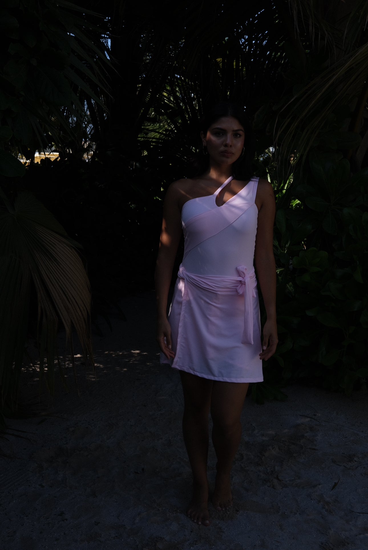 Blush swimsuit ( full set swim suit and swimskirt )