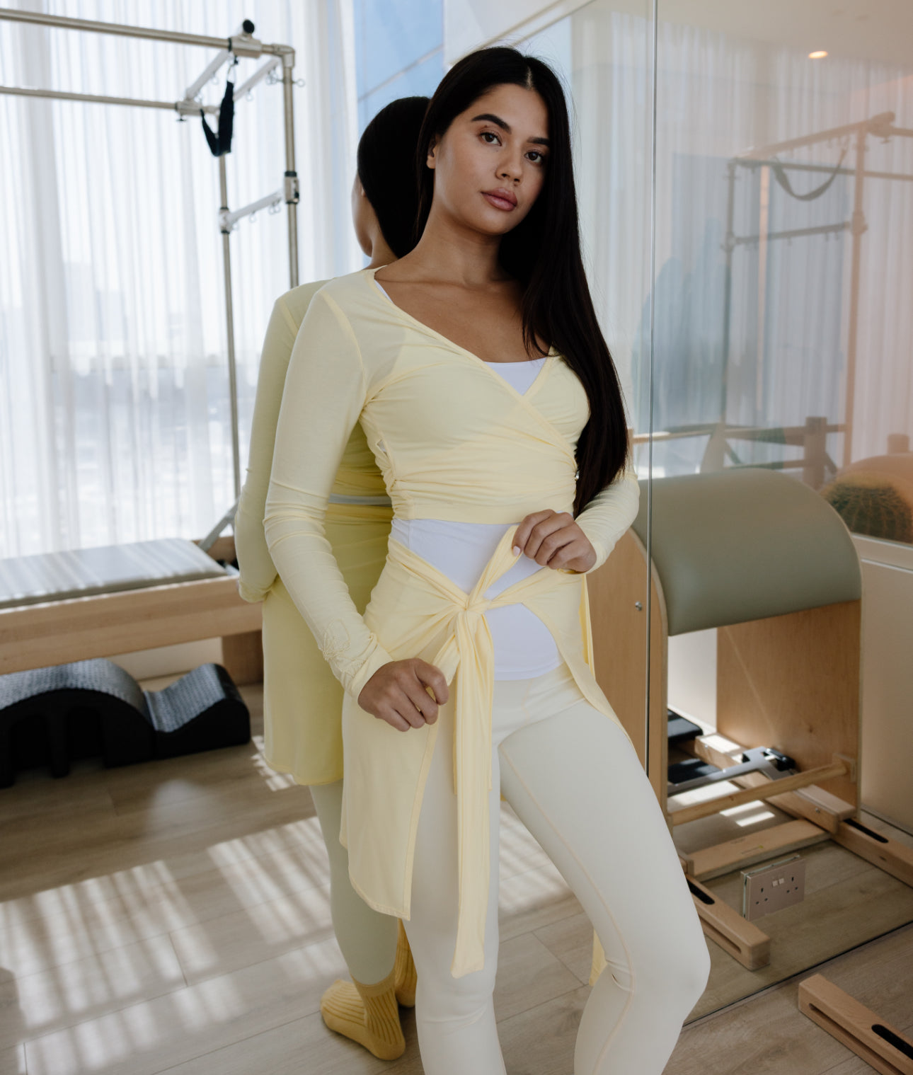 Butter yellow leggings