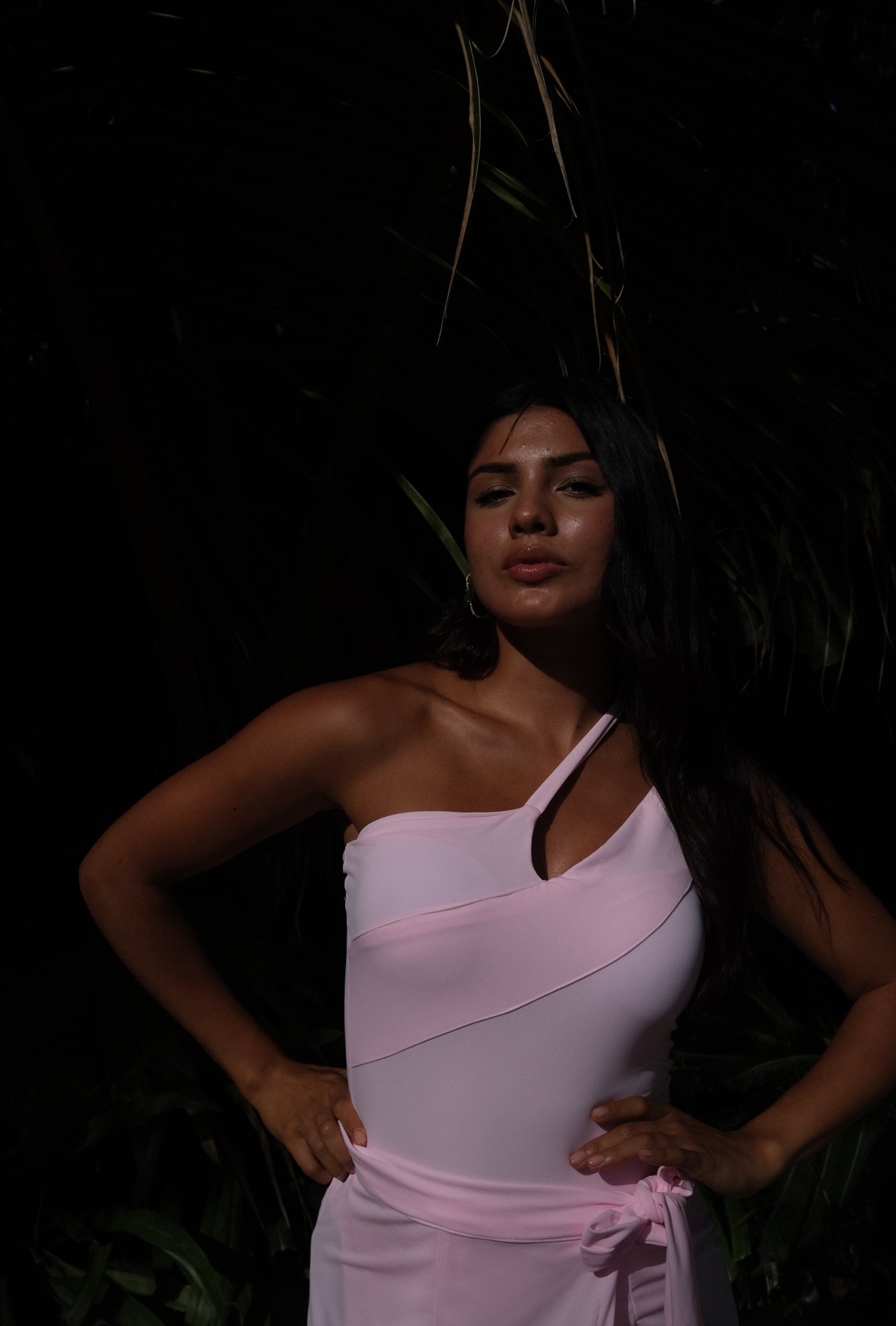 Blush swimsuit ( full set swim suit and swimskirt )