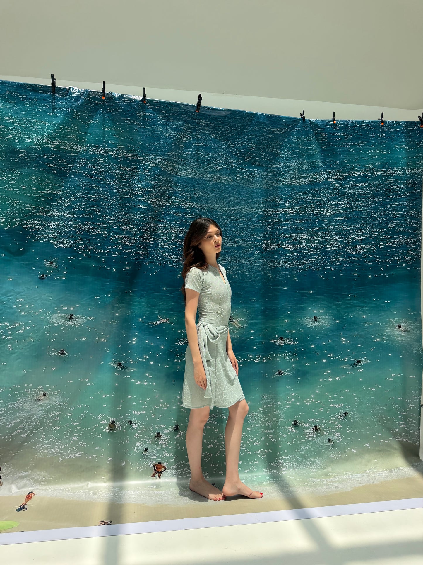 Mermaid green short sleeves ( only swimsuit)