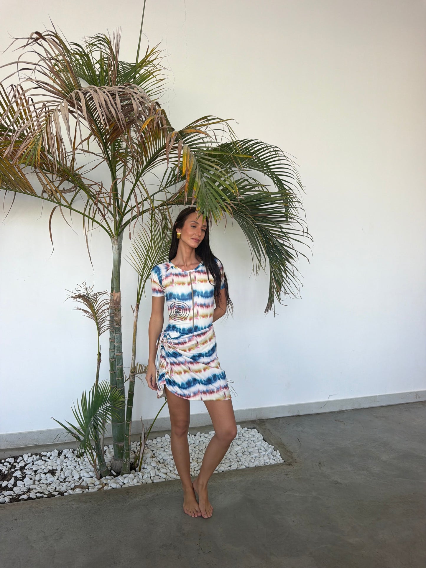 Waves Short sleeves swimsuit(only swimsuit)