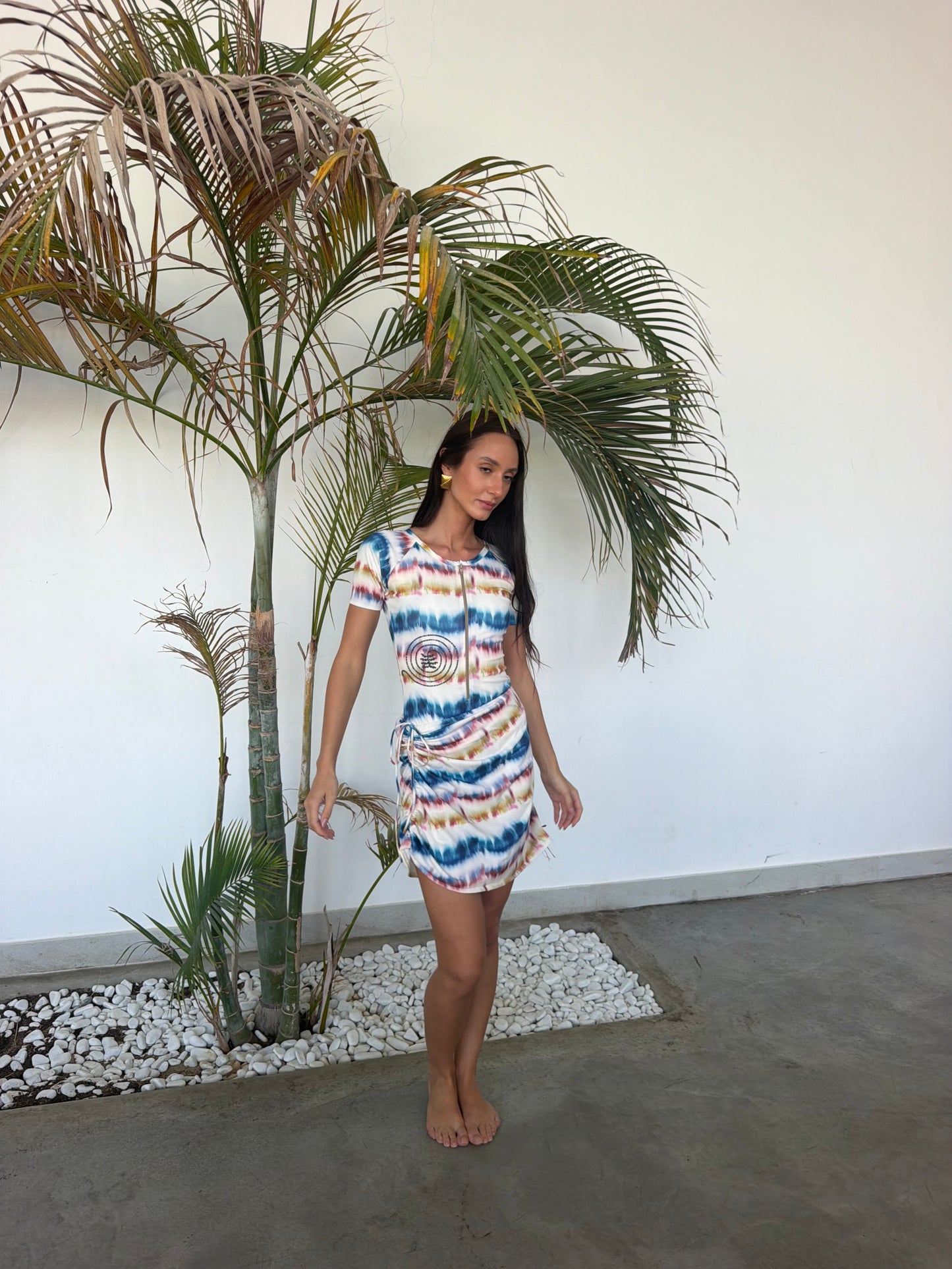 Waves Short sleeves swimsuit(only swimsuit)