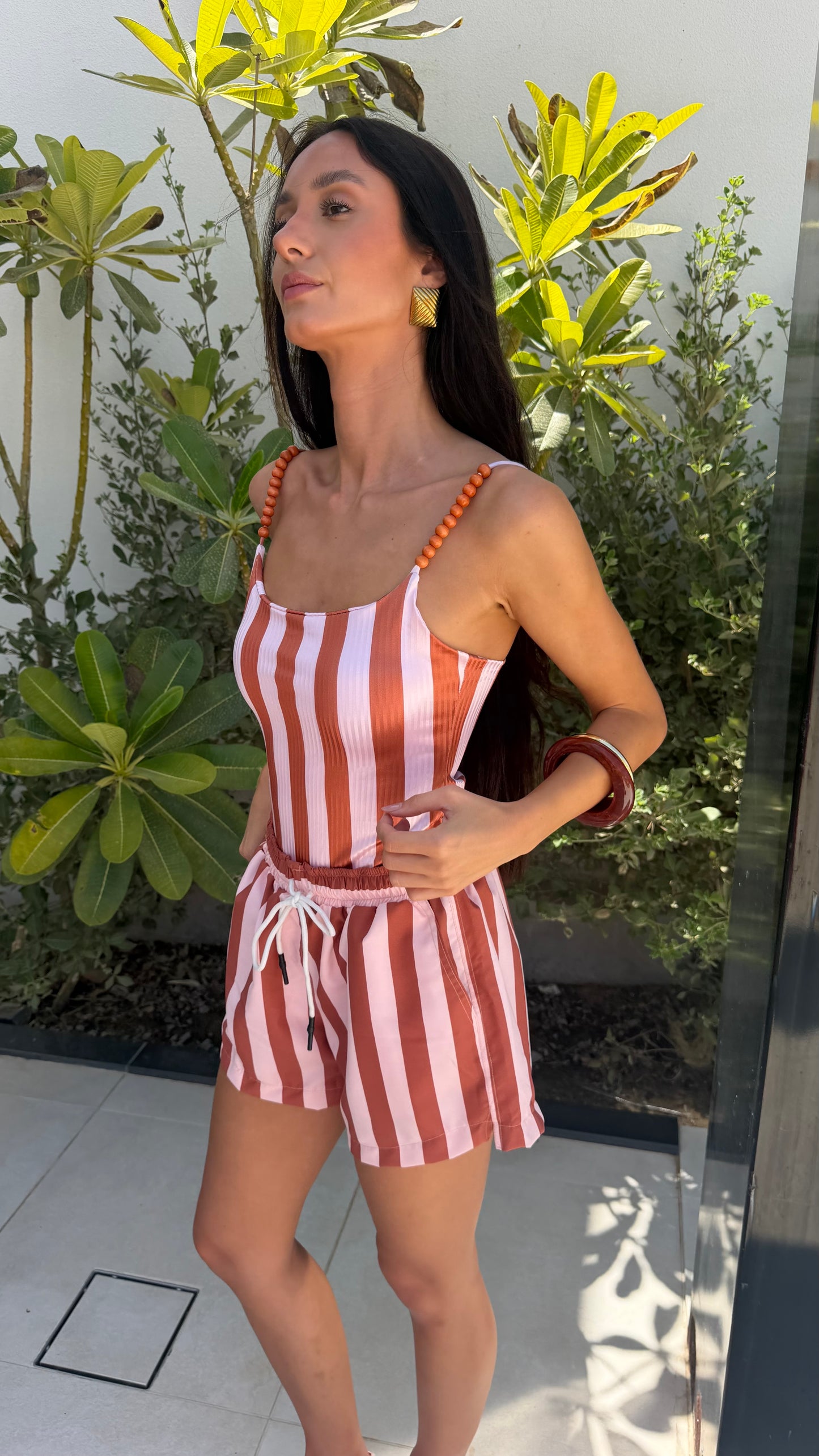 Pink sunset tank swimsuit 🔥(only swimsuit)