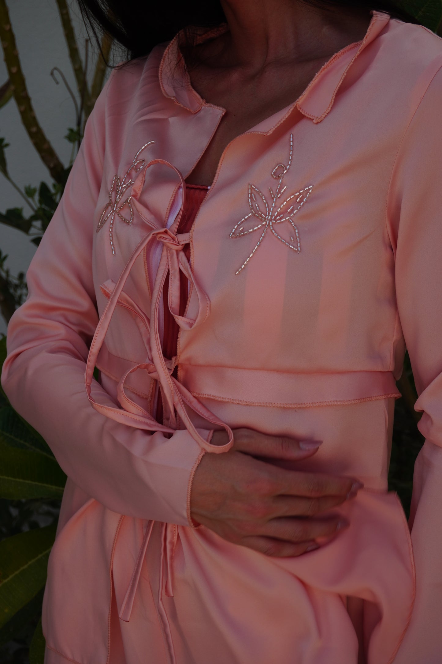 Flamingo satin set 🔥🔥🔥🔥🔥🔥