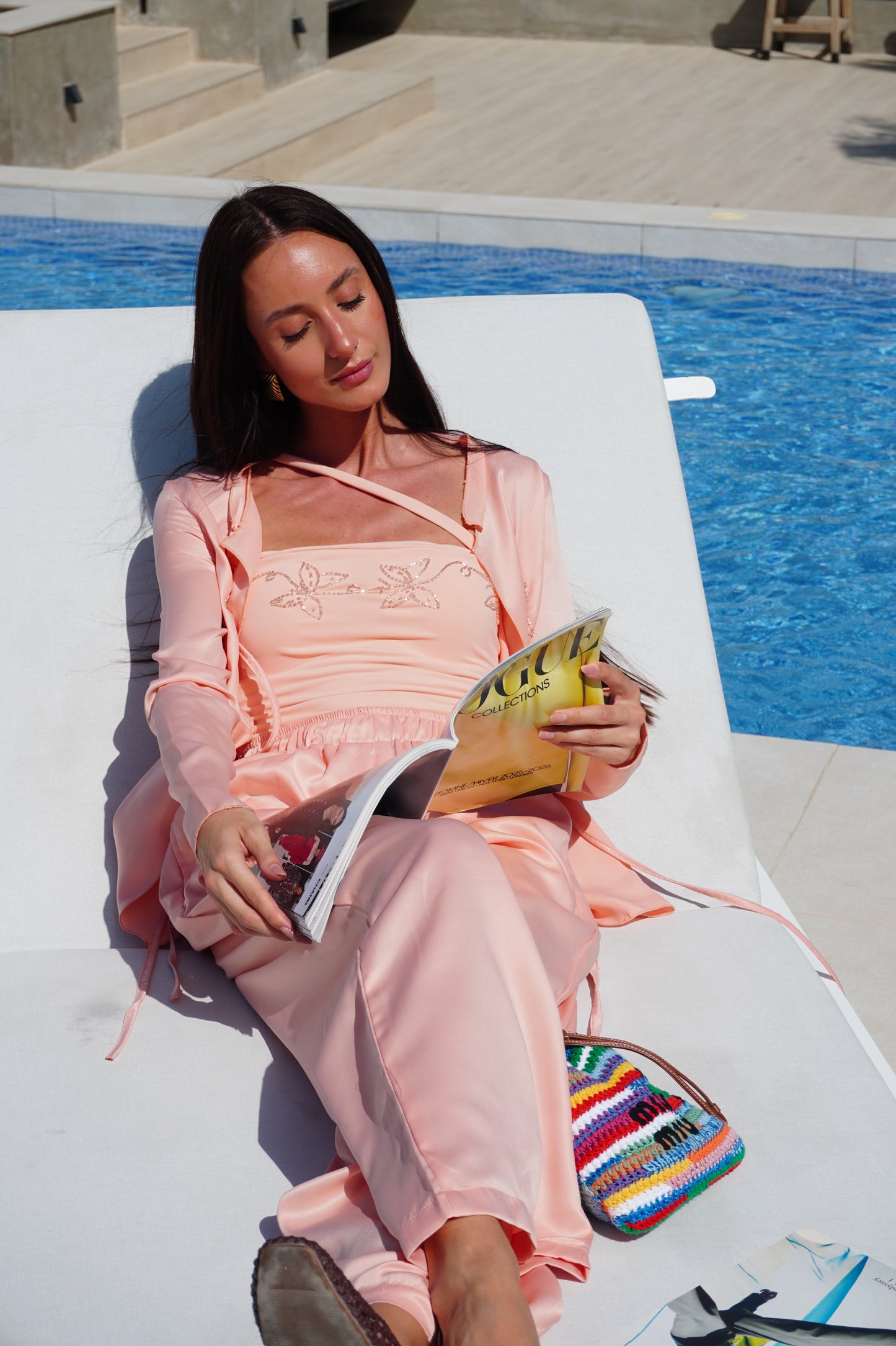 Flamingo satin set 🔥🔥🔥🔥🔥🔥