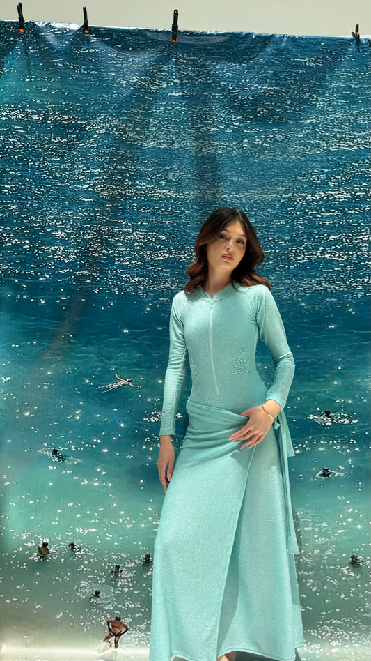 Mermaid tiffany long sleeves swimsuit (only swimsuit)