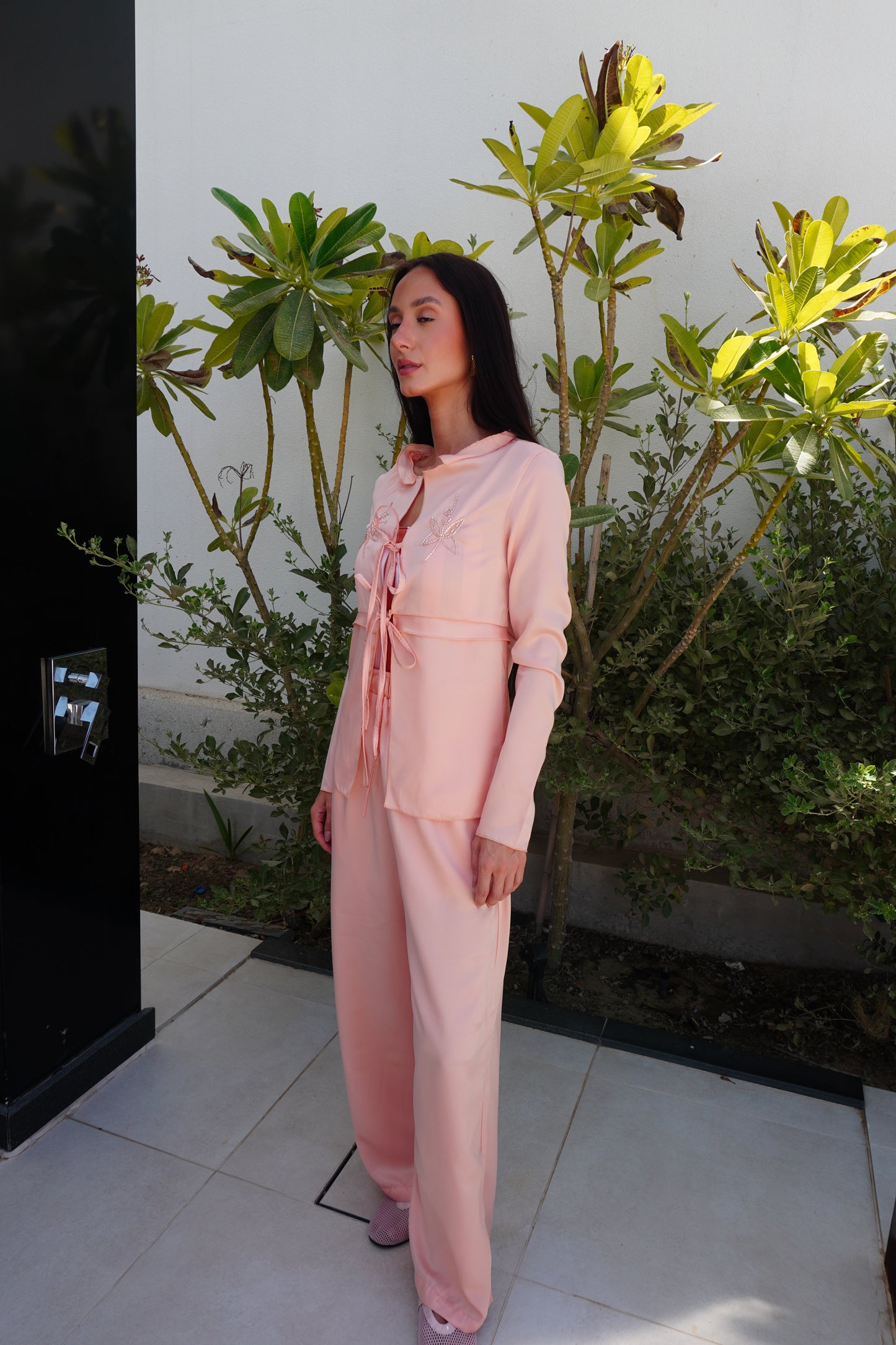 Flamingo satin set 🔥🔥🔥🔥🔥🔥