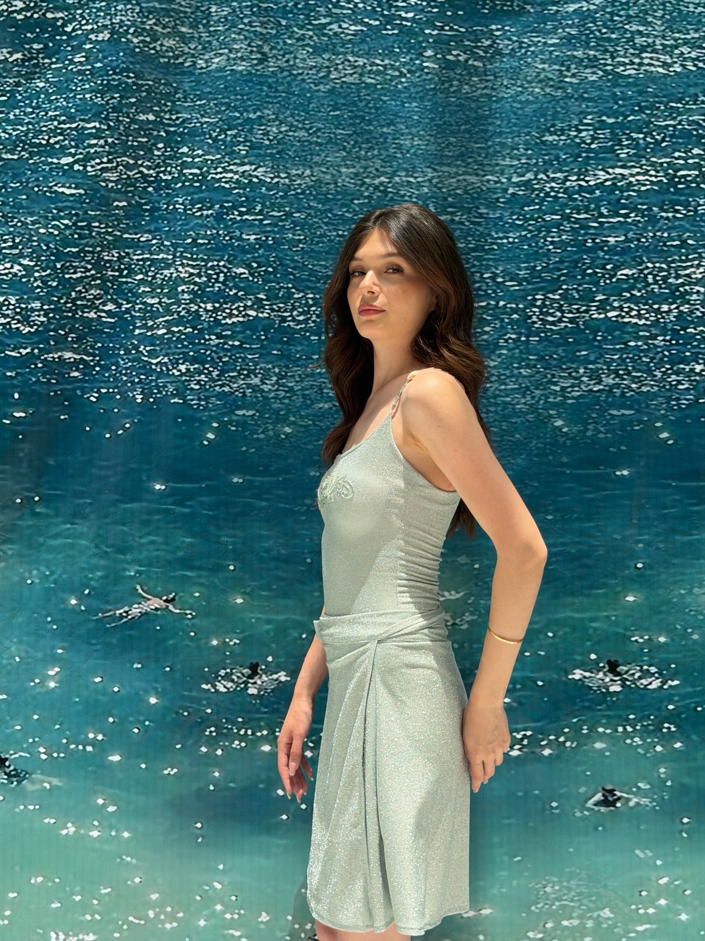 Mermaid light green swimsuit(only swimsuit)