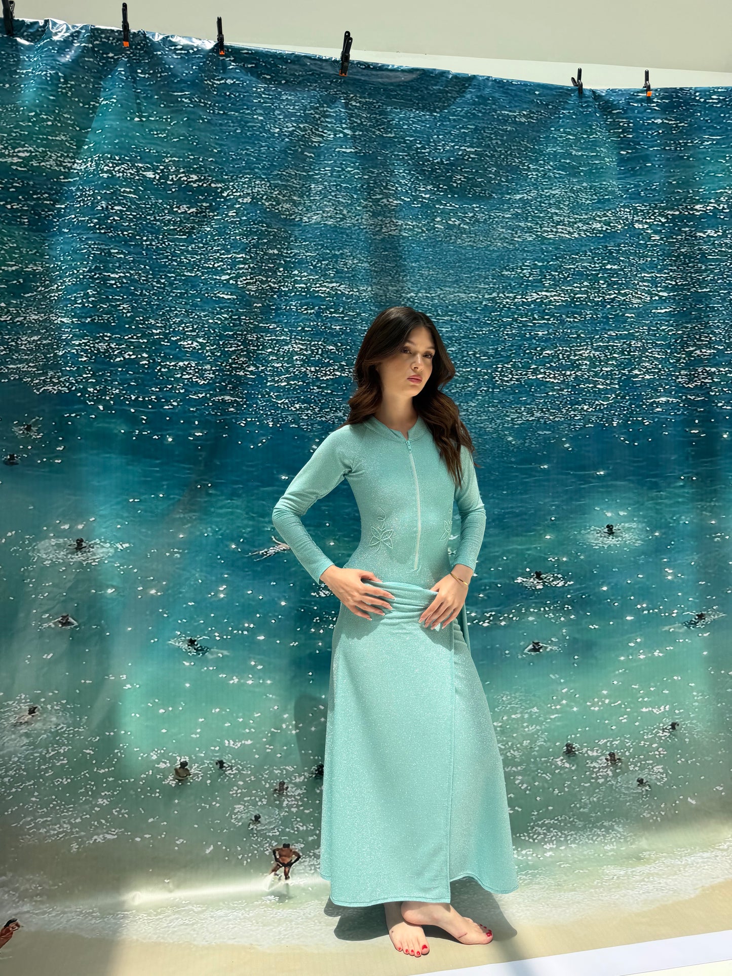Mermaid tiffany long sleeves swimsuit (only swimsuit)