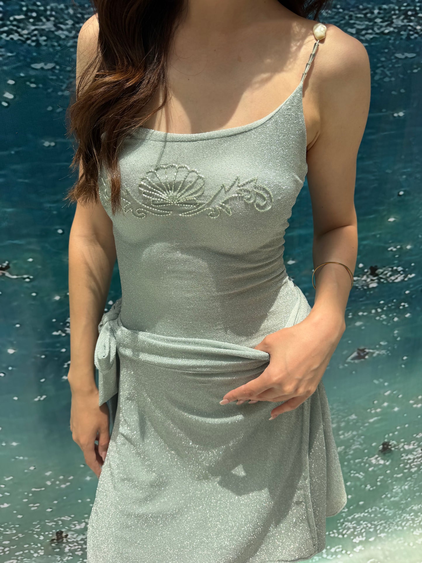 Mermaid light green swimsuit(only swimsuit)