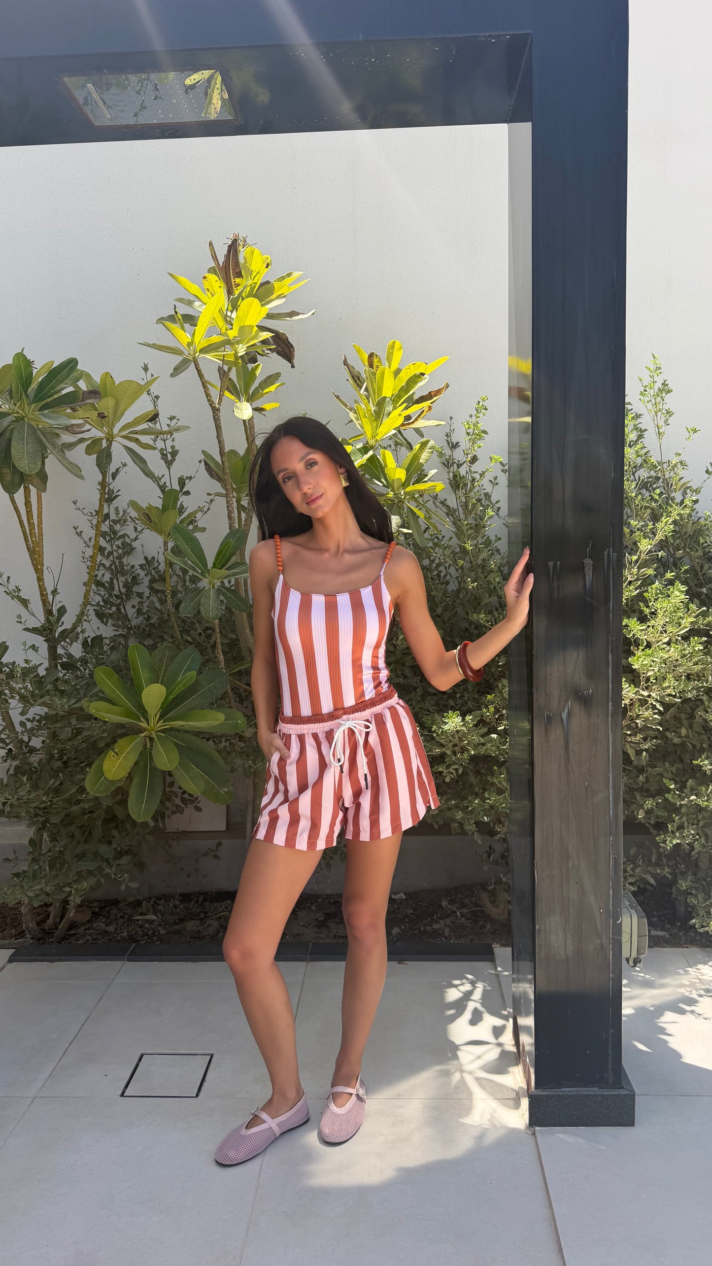 Pink sunset tank swimsuit 🔥(only swimsuit)