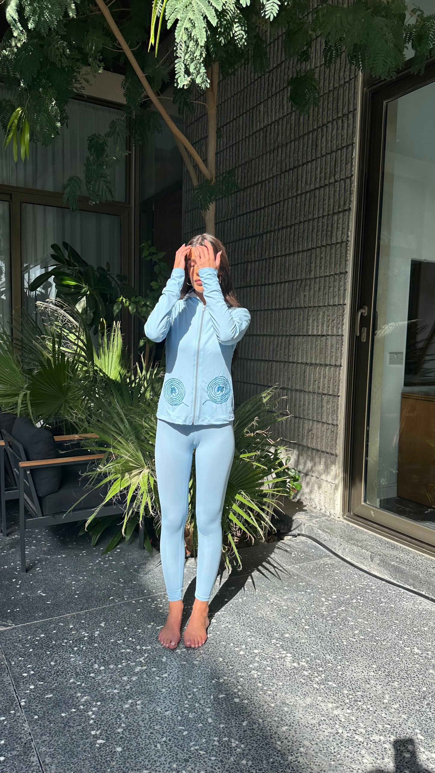 Blue sea salt - full coverage swim set- perfect for hijab
