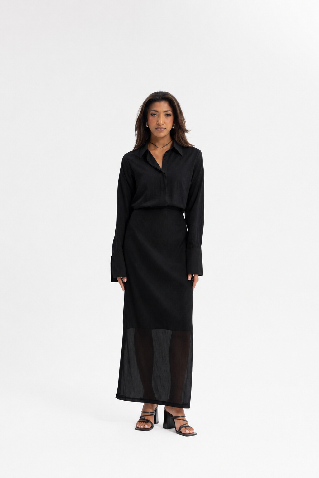 Julie in black