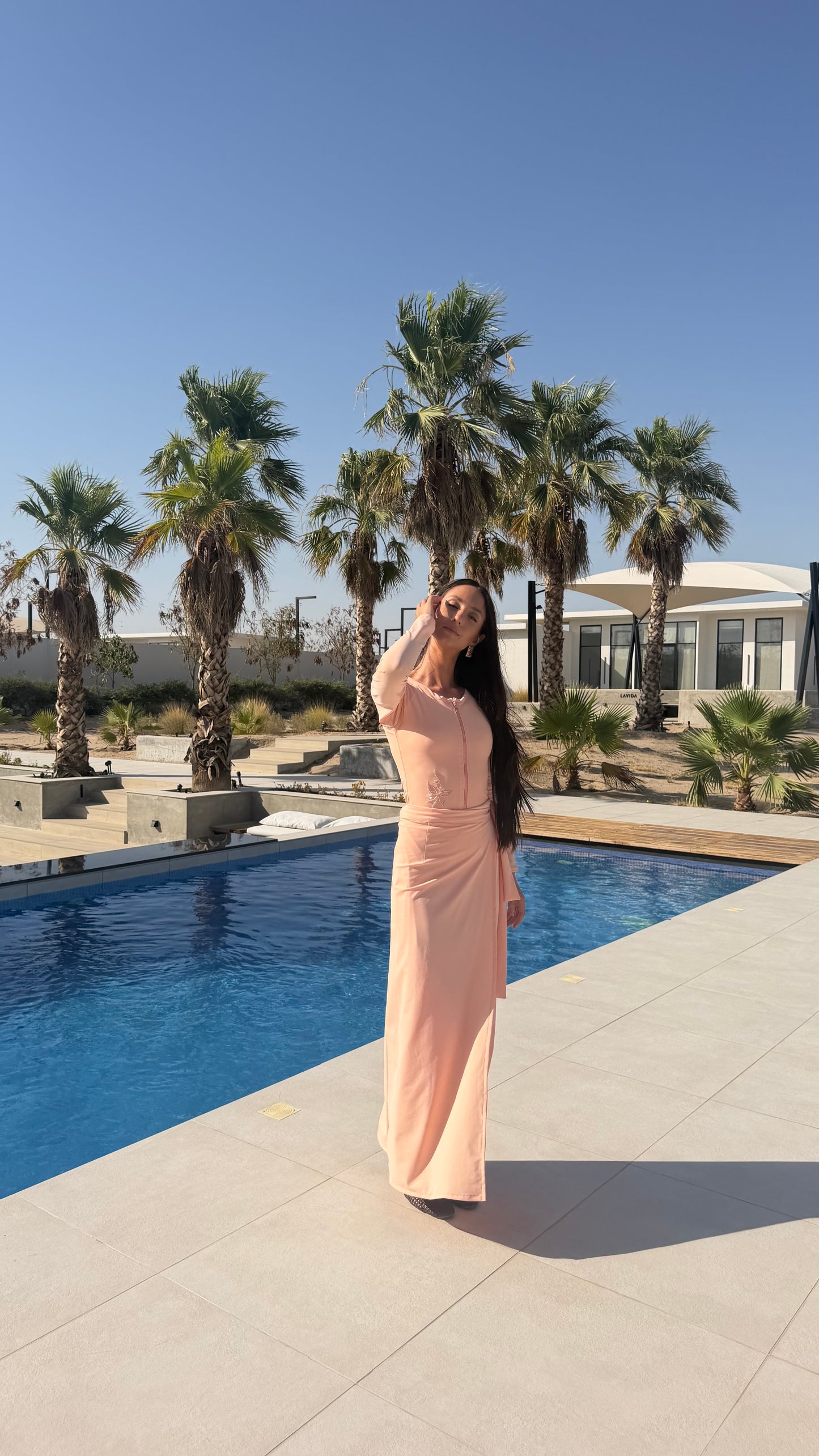 Flamingo 🦩 LONG sleeves swimsuit -  (only swimsuit)