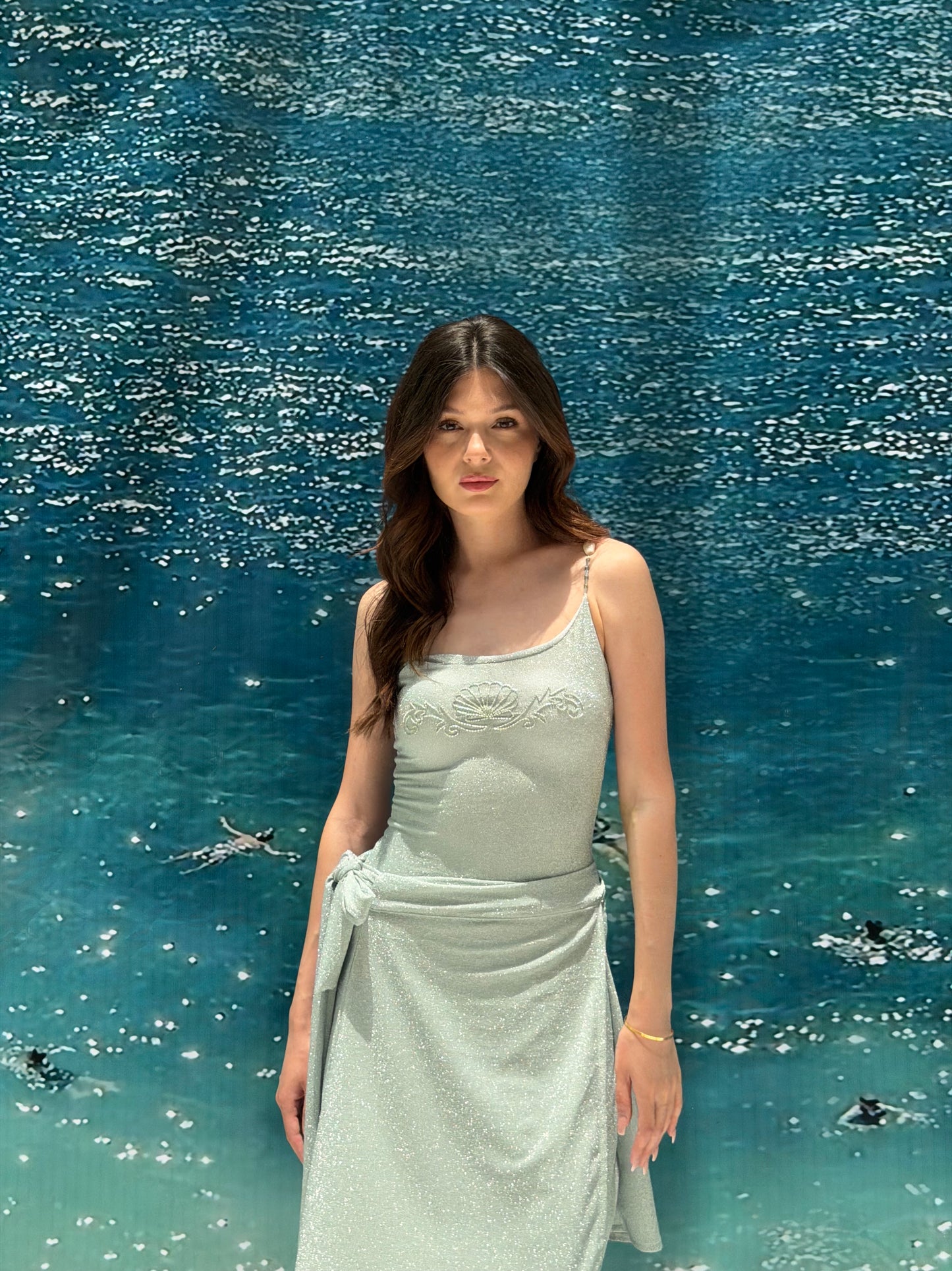 Mermaid light green swimsuit(only swimsuit)