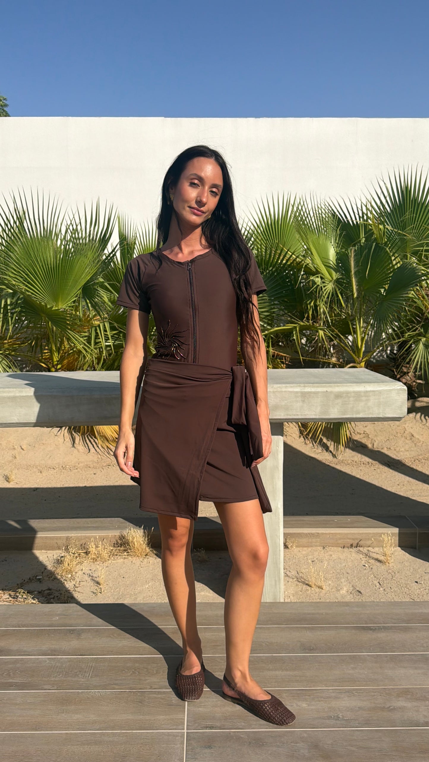Coconut 🥥 short sleeves swimsuit(only swimsuit)