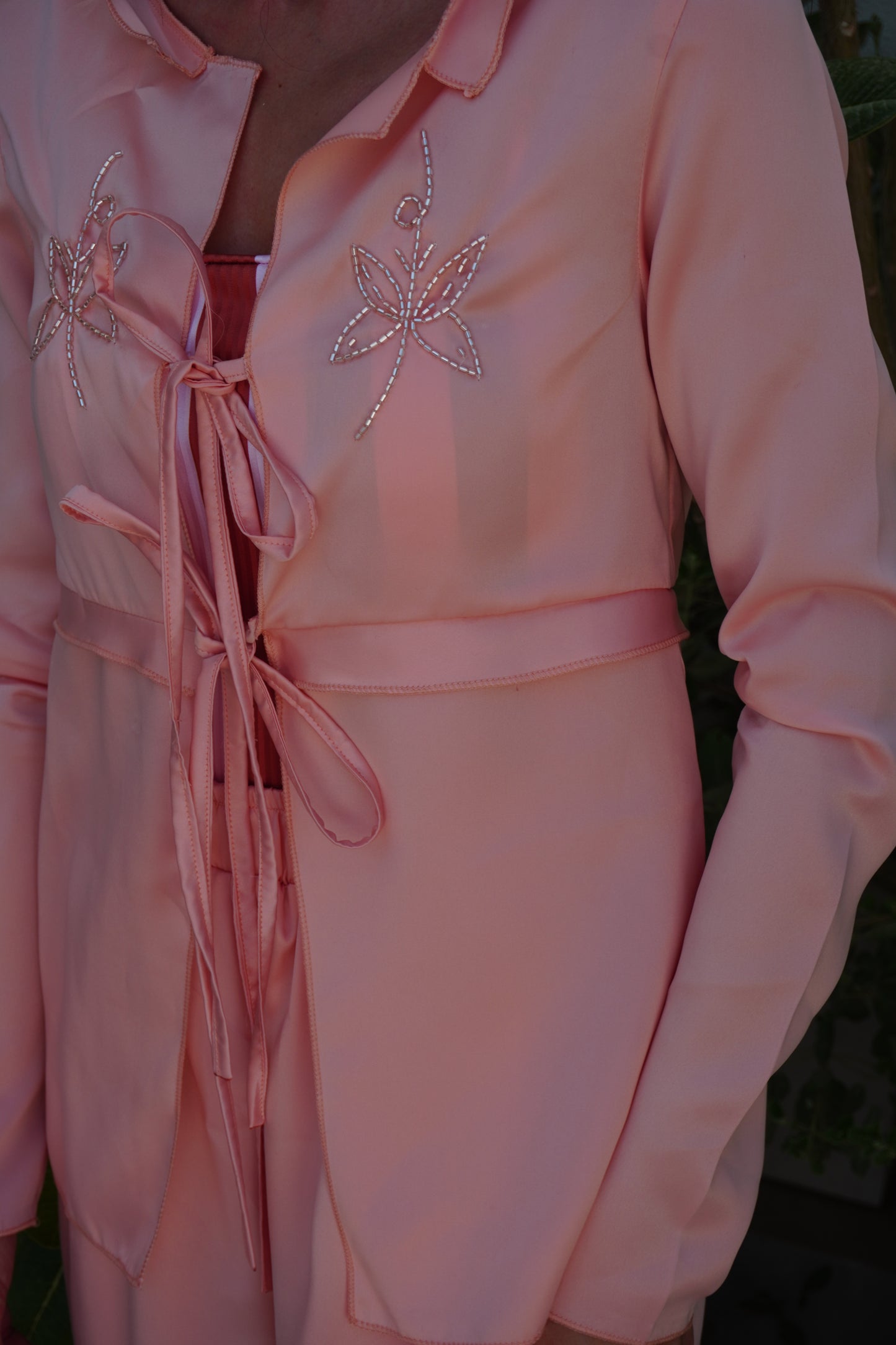 Flamingo satin set 🔥🔥🔥🔥🔥🔥