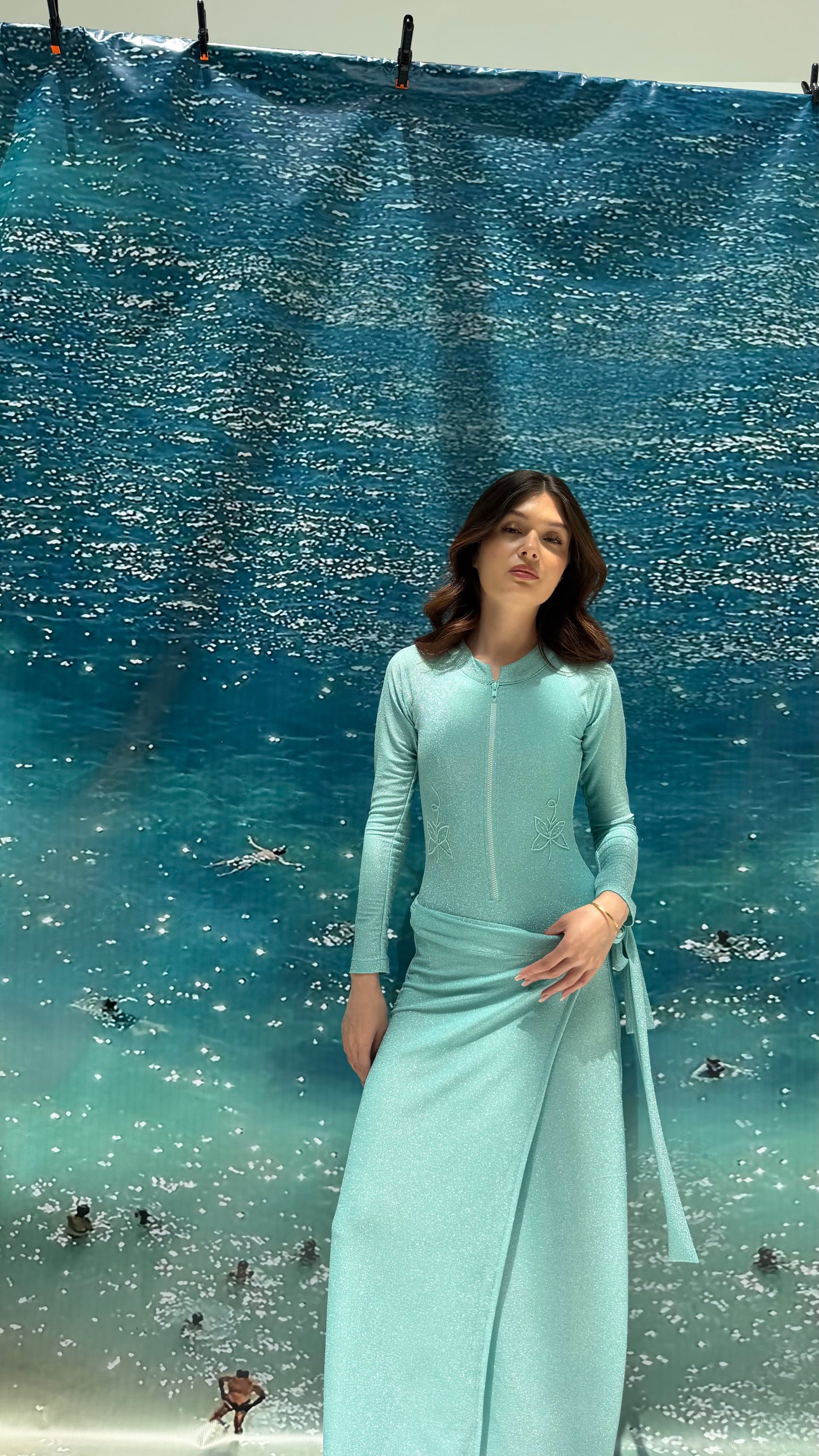 Mermaid tiffany long sleeves swimsuit (only swimsuit)