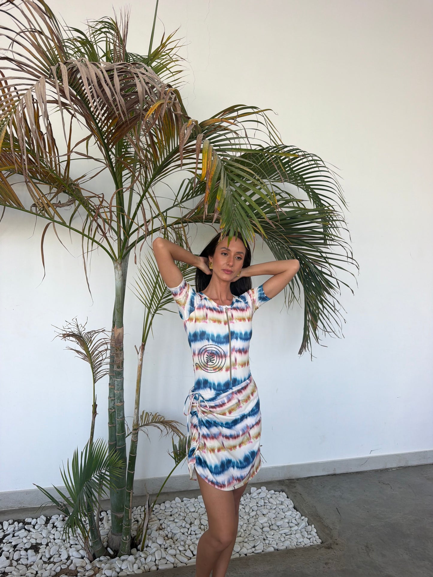 Waves Short sleeves swimsuit(only swimsuit)