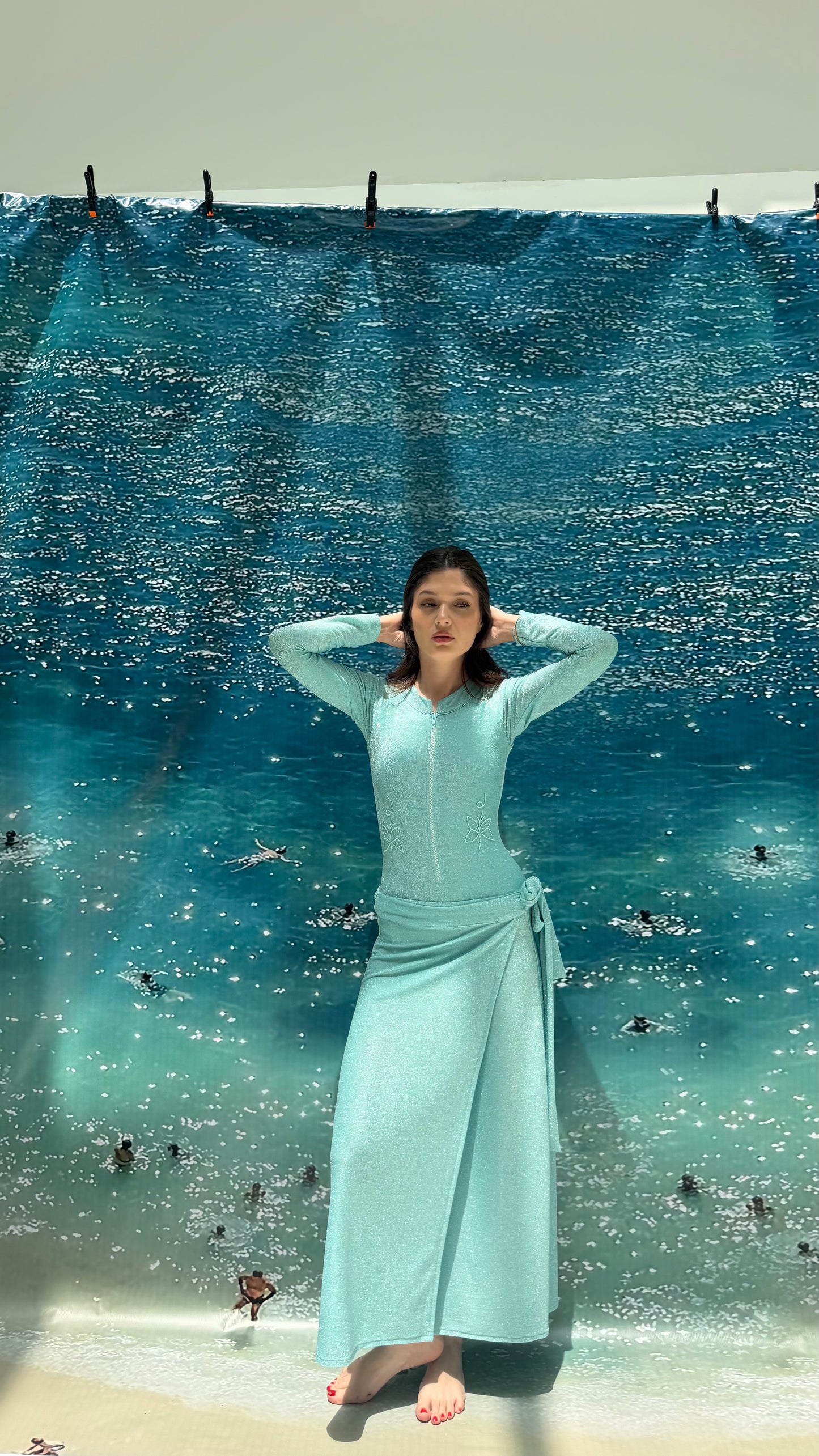 Mermaid tiffany long sleeves swimsuit (only swimsuit)