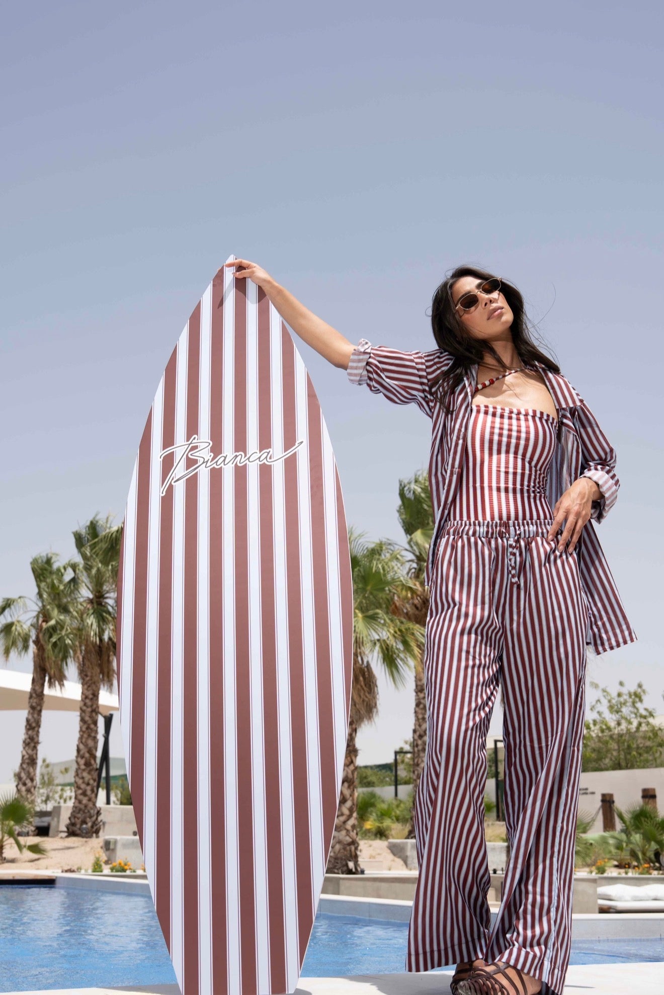 Palm line one swimsuit ( only swimsuit)