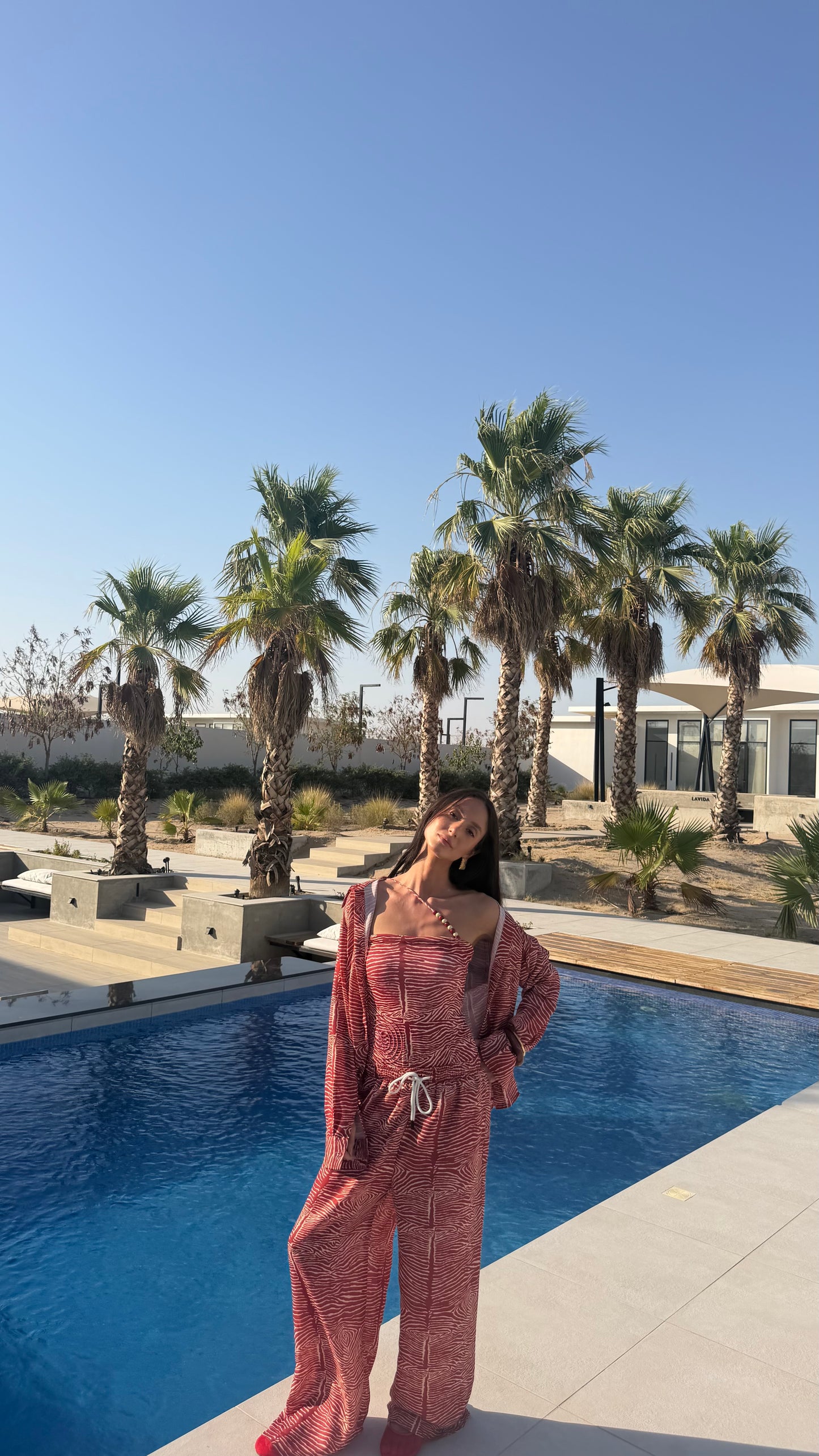 Red zebra 🦓 pajama style coverup