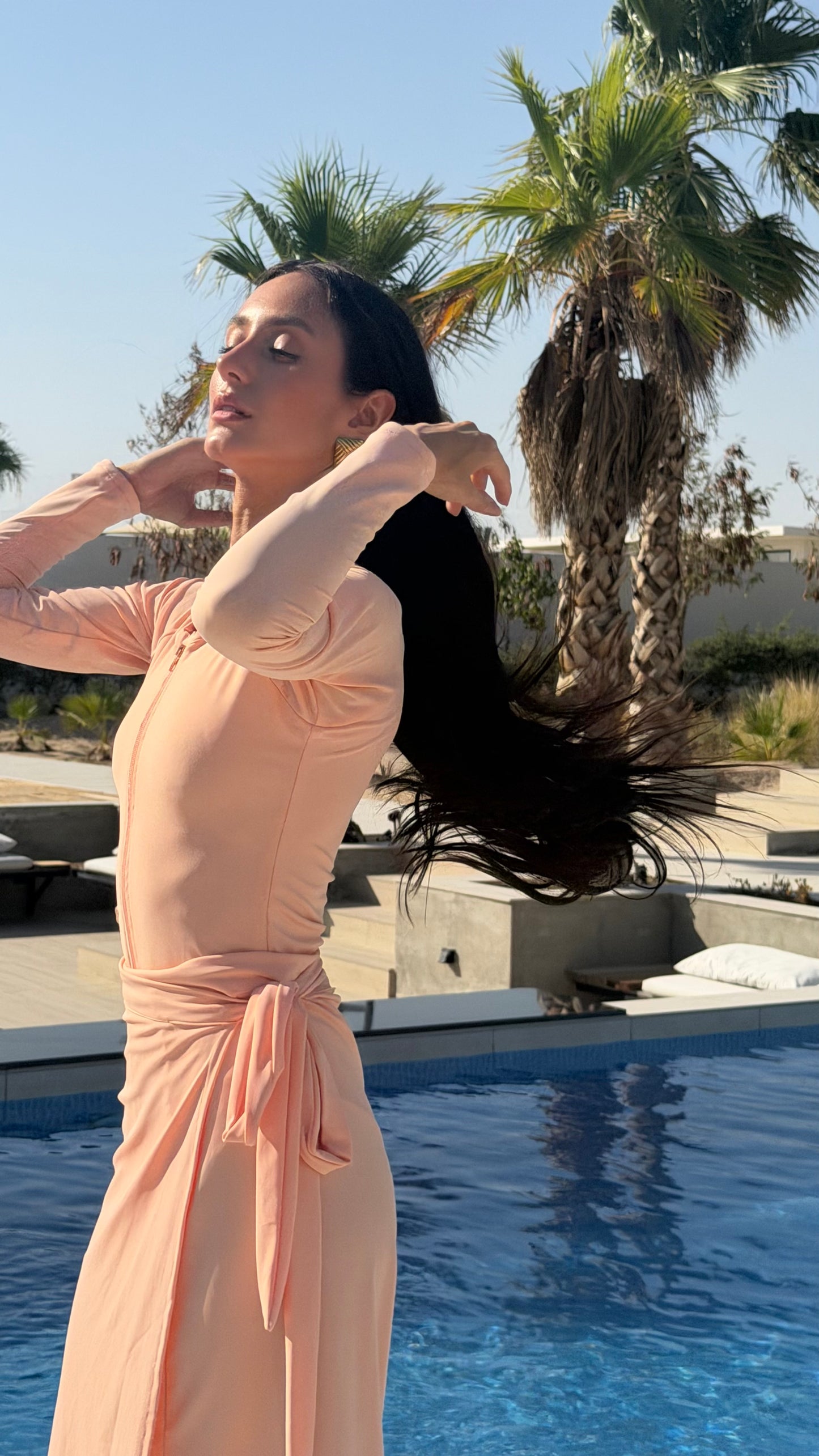 Flamingo 🦩 LONG sleeves swimsuit -  (only swimsuit)