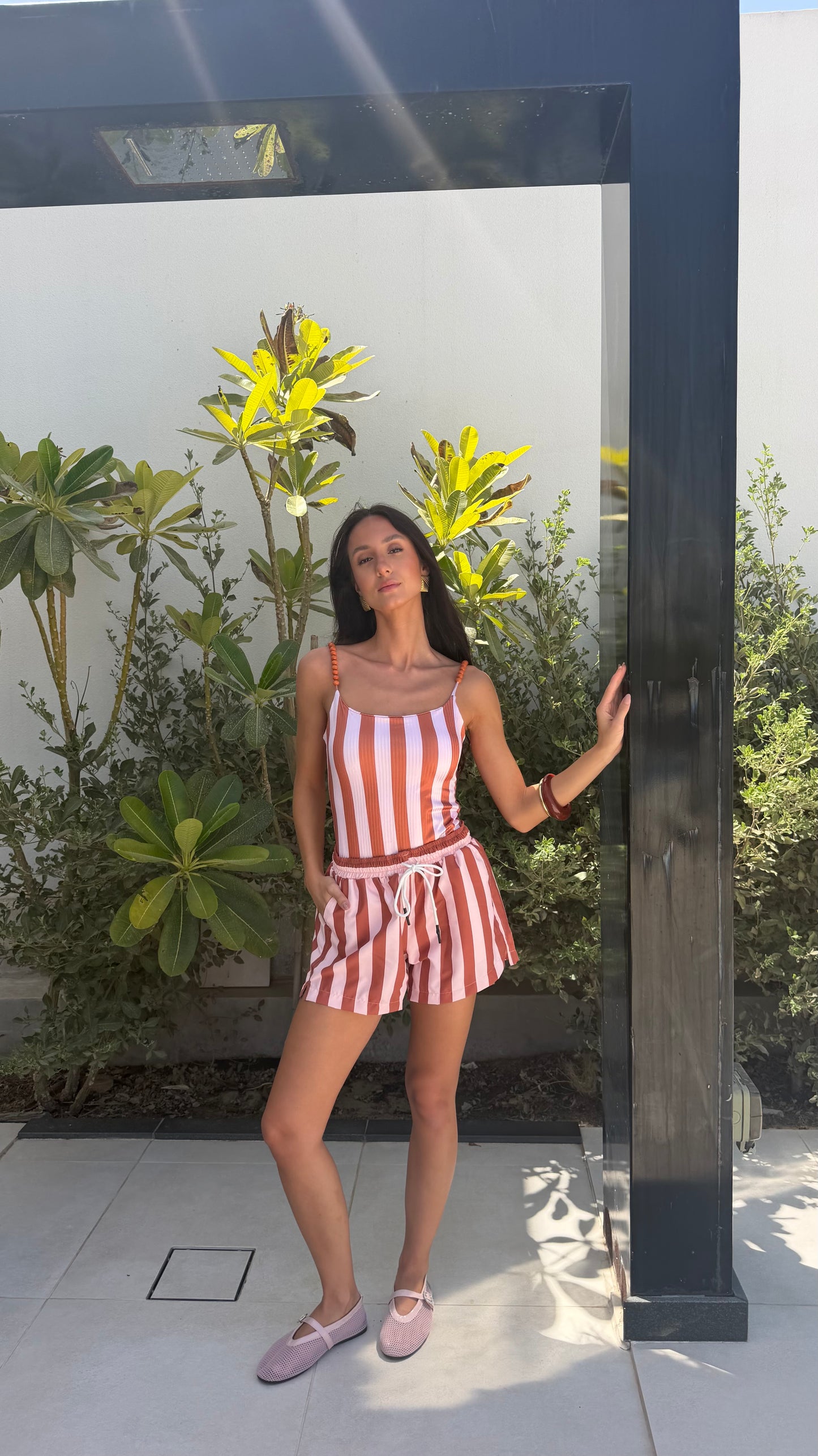 Pink sunset tank swimsuit 🔥(only swimsuit)