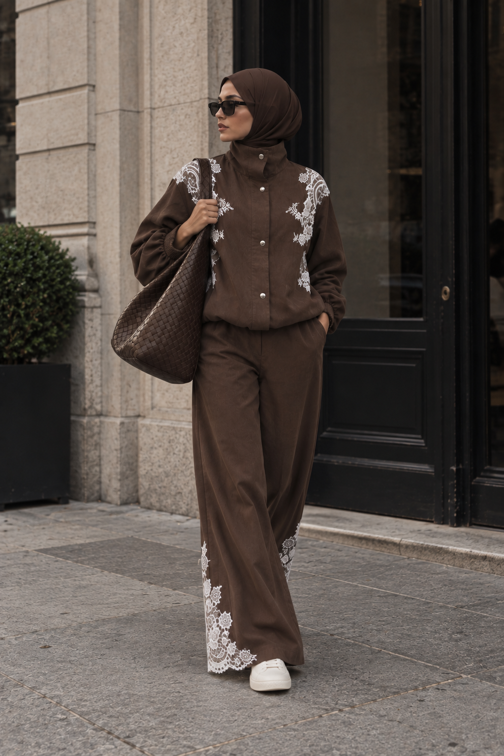 Meet me at 9 ( pants and jacket) hijab friendly style